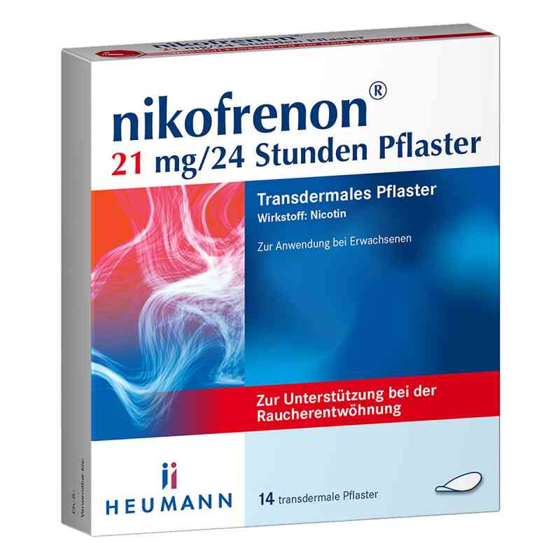 Nikofrenon 21 mg/24 Stunden Pflaster 14 stk von HEUMANN PHARMA GmbH & Co. Generica KG PZN 15993277