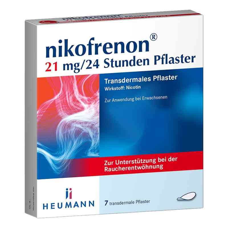 Nikofrenon 21 mg/24 Stunden Pflaster 7 stk von HEUMANN PHARMA GmbH & Co. Generica KG PZN 15993260
