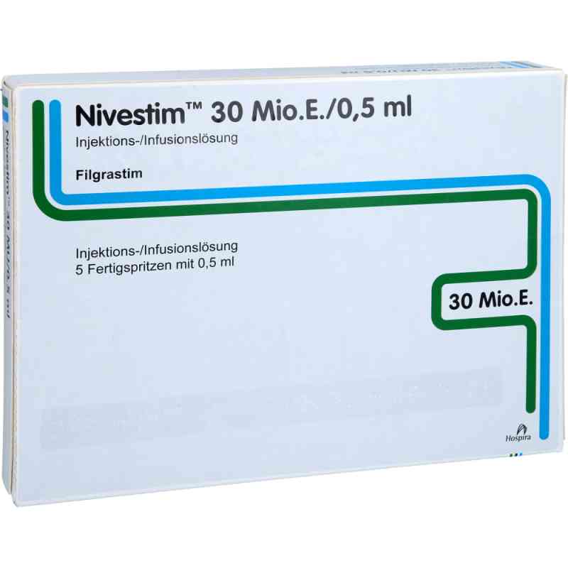 Nivestim 30 Mio.e/0,5ml iniecto /inf.lsg.i.e.fertigsp. 5 stk von ACA Müller/ADAG Pharma AG PZN 11167683