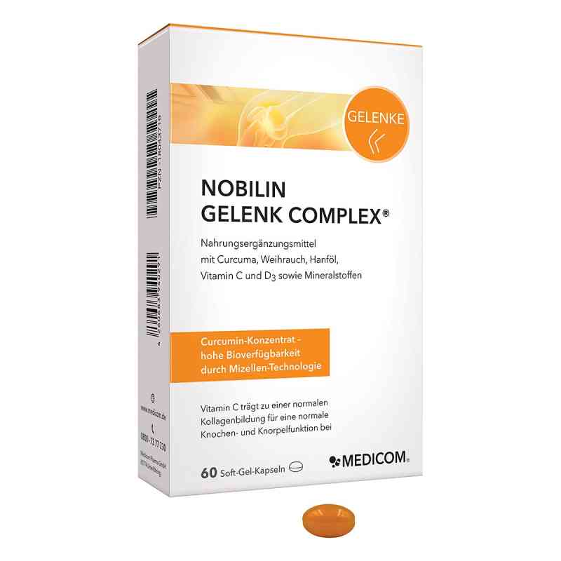 Nobilin Gelenk Complex Weichkapseln 60 stk von Medicom Pharma GmbH PZN 18043719