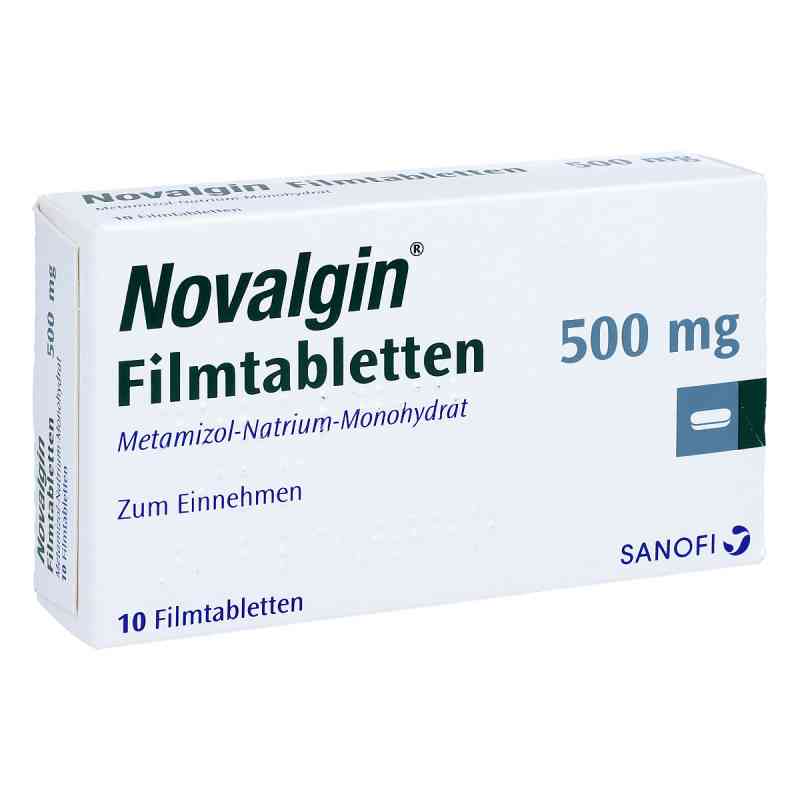Novalgin 500mg 10 stk von A. Nattermann & Cie GmbH PZN 00731577