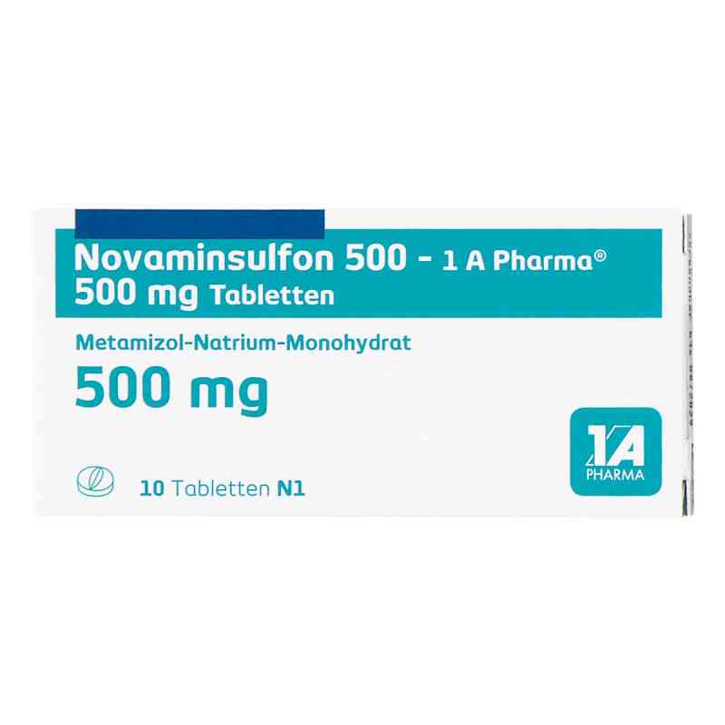 Novaminsulfon 500-1A Pharma Tabletten 10 stk von 1 A Pharma GmbH PZN 19352210