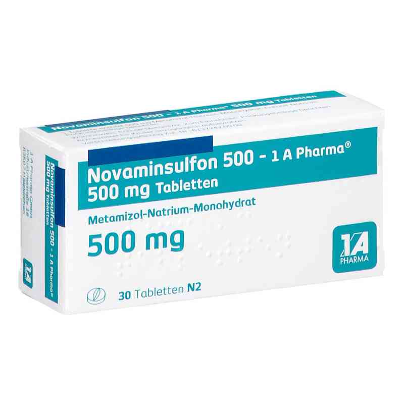 Novaminsulfon 500-1A Pharma Tabletten 30 stk von 1 A Pharma GmbH PZN 19352233