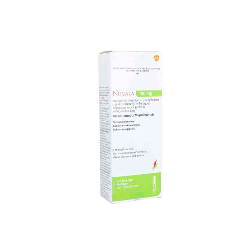 Nucala 100 mg Injektionslösung im Fertigpen 1X1 ml von GlaxoSmithKline GmbH & Co. KG PZN 15815831