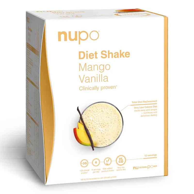 Nupo Diet Shake - Mango Vanilla 12 Portionen 384 g von Nupo ApS PZN 08106145