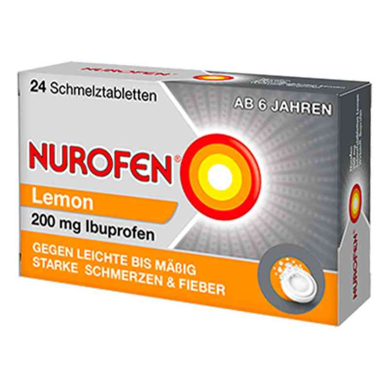 NUROFEN Schmelztabletten Lemon bei Kopfschmerzen 24 stk von Reckitt Benckiser Deutschland Gm PZN 11550548