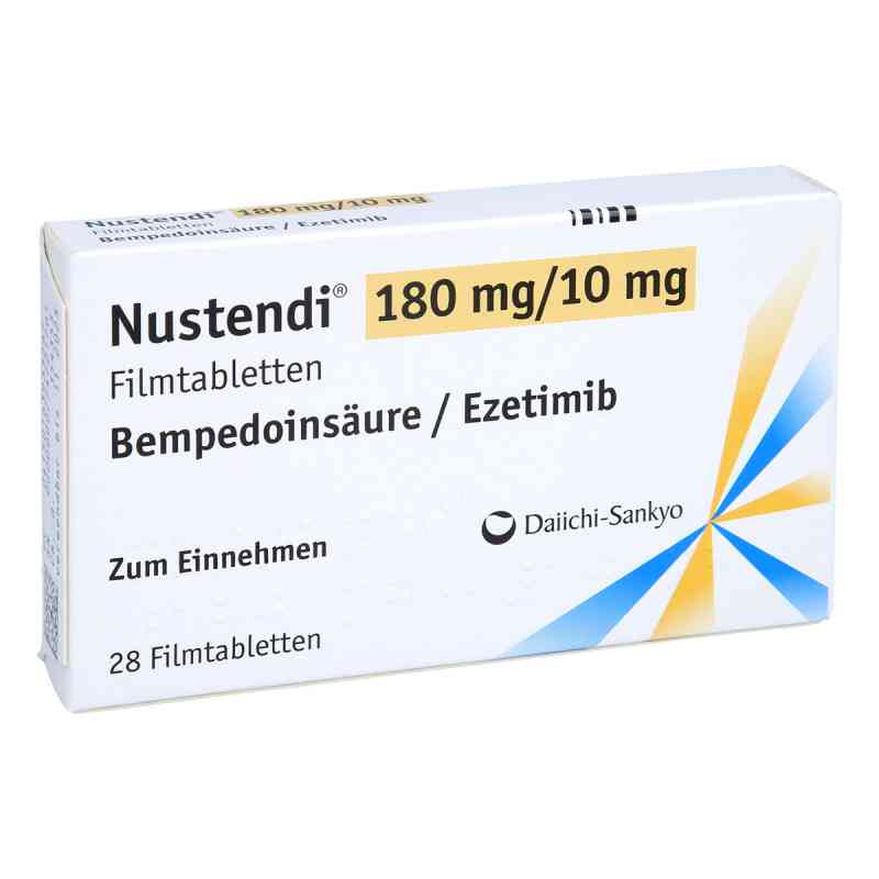 Nustendi 180 mg/10 mg Filmtabletten 28 stk von DAIICHI SANKYO DEUTSCHLAND GmbH PZN 16393326