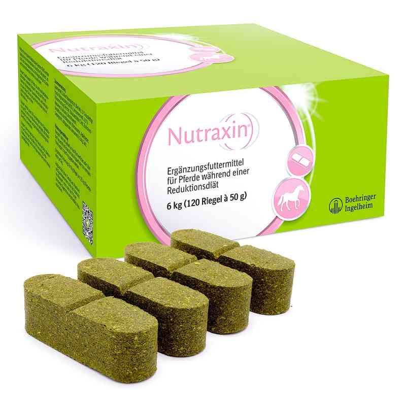 Nutraxin Ergänzungsfutterm.riegel für Pferde 120X50 g von Boehringer Ingelheim VETMEDICA GmbH PZN 15435838