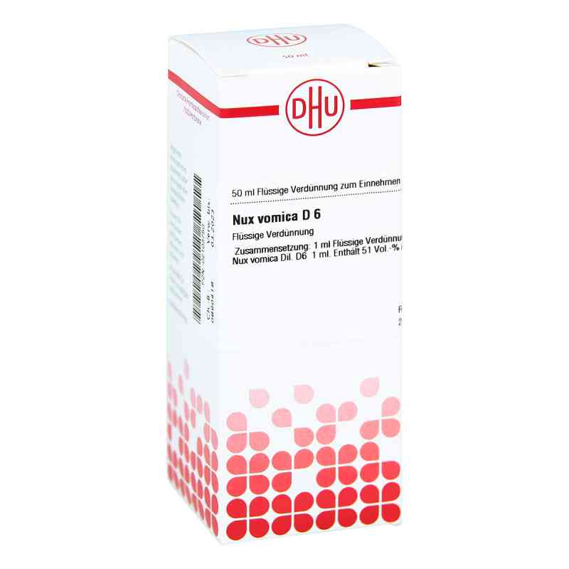 Nux Vomica D6 Dilution 50 ml von DHU-Arzneimittel GmbH & Co. KG PZN 02103750
