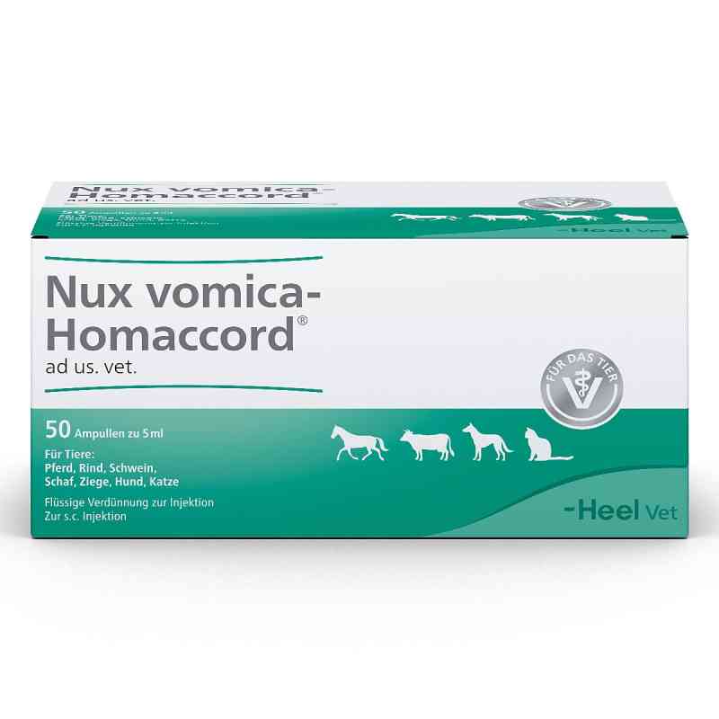 Nux Vomica Homaccord Ampullen veterinär 50 stk von Biologische Heilmittel Heel GmbH PZN 02585080