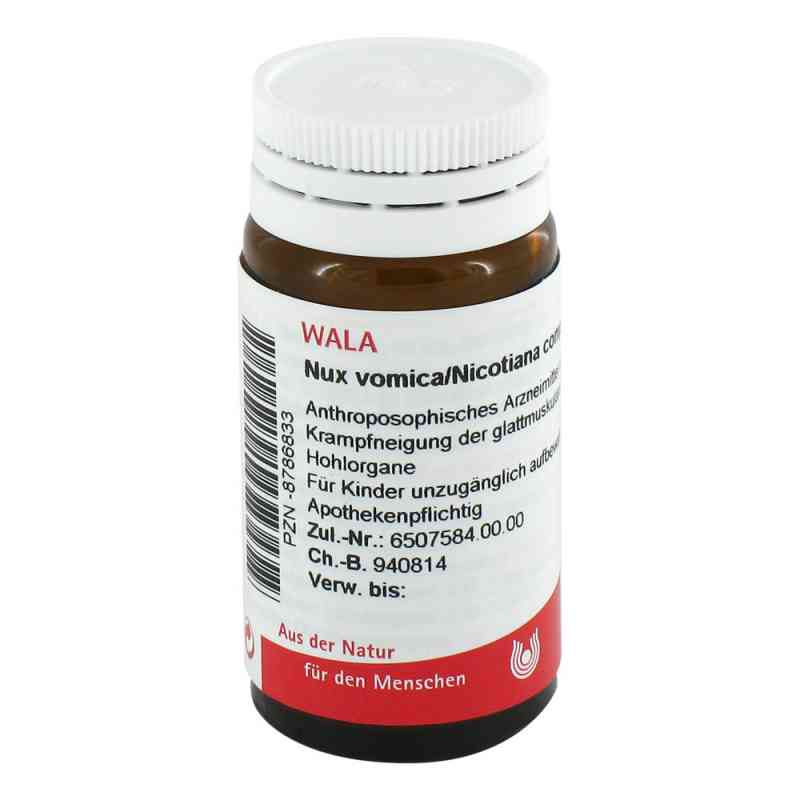 Nux Vomica/ Nicotiana Comp. Globuli 20 g von WALA Heilmittel GmbH PZN 08786833