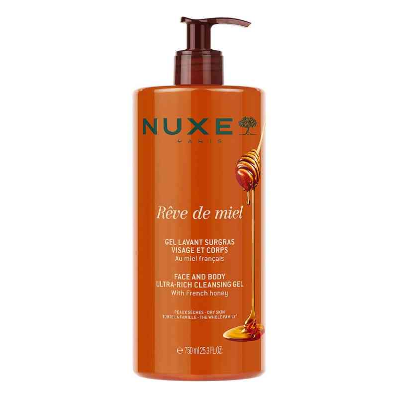 Nuxe Reve De Miel Rückfettendes Reinigungsgel 400 ml von NUXE GmbH PZN 20850479