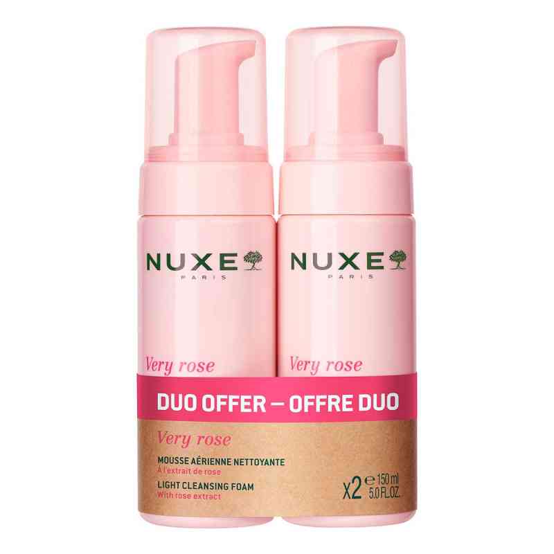 Nuxe Very Rose Reinigungsschaum Duo 2X150 ml von NUXE GmbH PZN 20123259