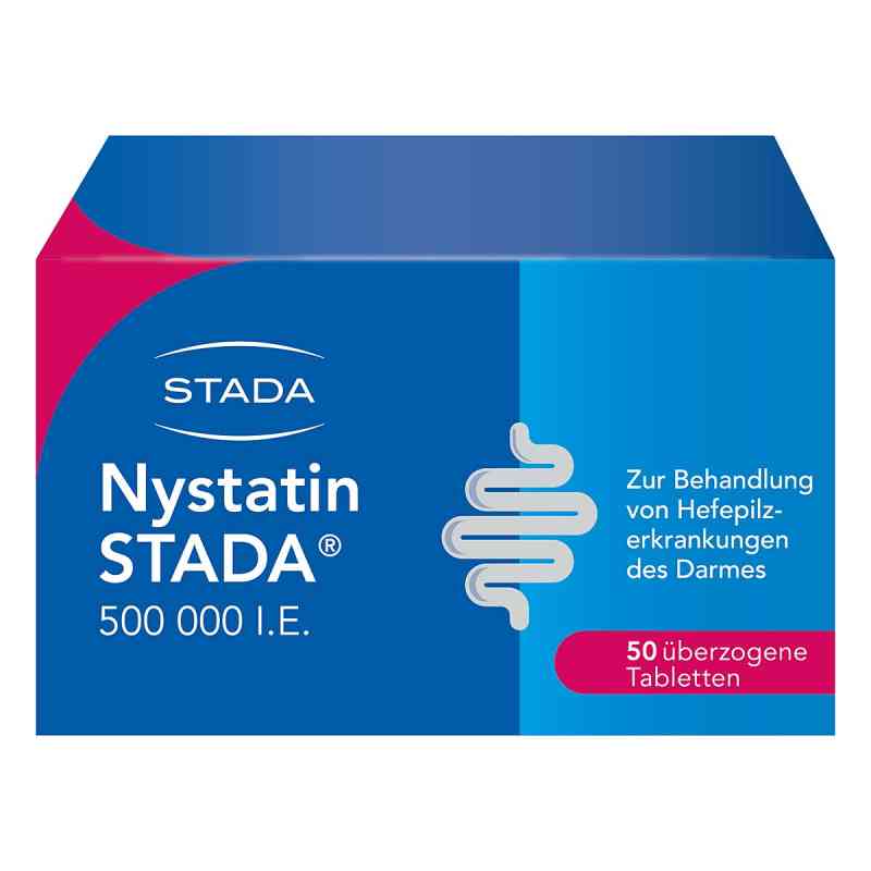 Nystatin STADA 500.000 I.E. überzogene Tabletten 50 stk von STADA Consumer Health Deutschland GmbH PZN 00892369