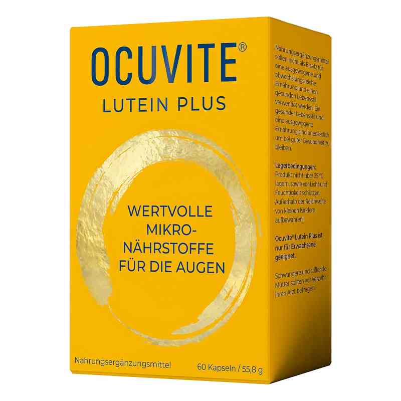 Ocuvite Lutein Plus Kapseln 60 stk von Dr. Gerhard Mann PZN 09526614