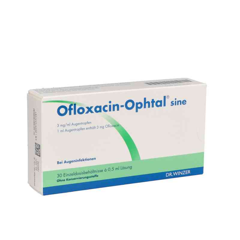 Ofloxacin-ophtal sine 3 mg/ml Augentropfen 30X0.5 ml von Dr. Robert Winzer Pharma GmbH PZN 01959934