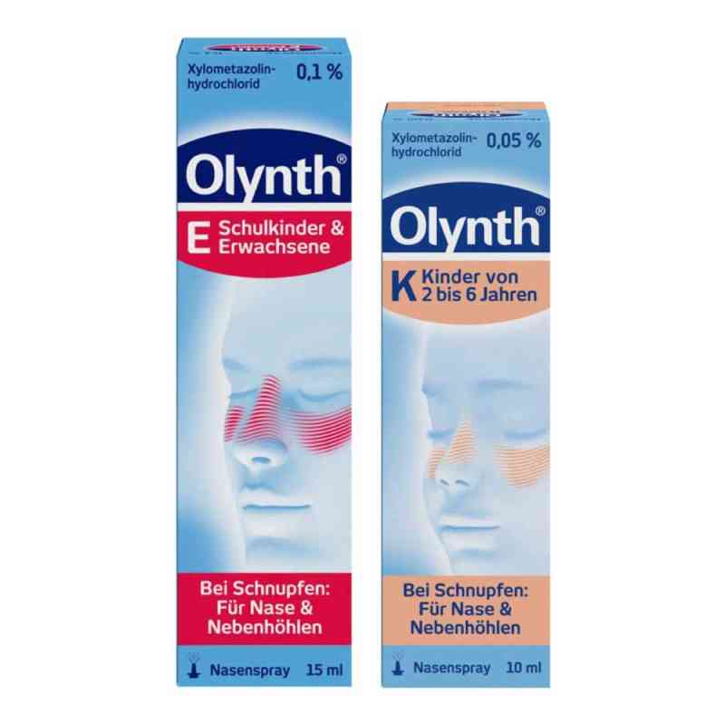Olynth 0,05% 10 ml Nasenspray + Olynth 0,1% 15 ml Nasenspray 1 Set von  PZN 08107811