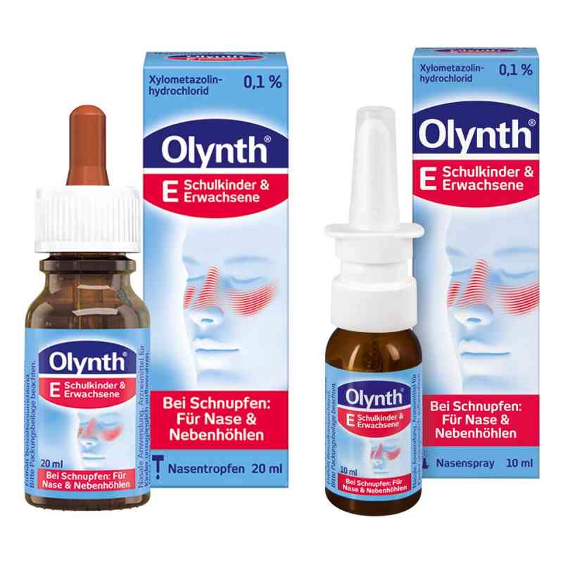 Olynth 0,1% für Schulkinder und Erwachsene Nasentropfen + Nasens 20+15 ml von Kenvue Germany GmbH (OTC) PZN 08107674