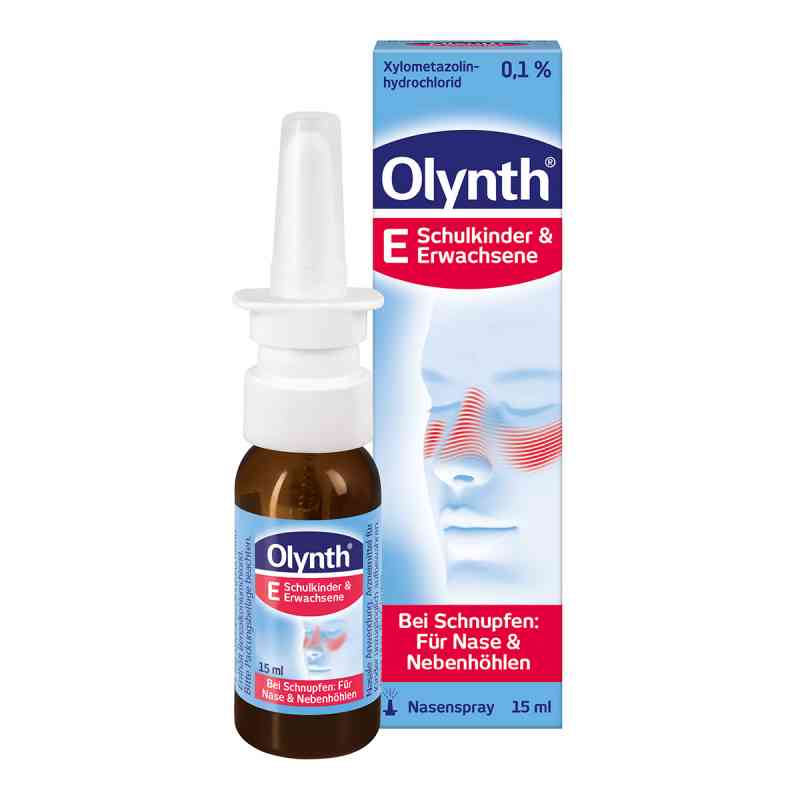 Olynth E 0,1 % Nasenspray Schulkinder und Erwachsene 15 ml von Johnson & Johnson GmbH (OTC) PZN 04300124