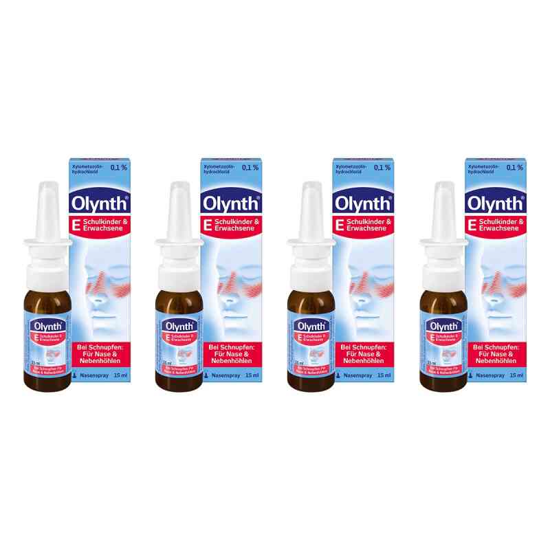 Olynth E 0,1 % Nasenspray Schulkinder und Erwachsene 4x15 ml von Kenvue Germany GmbH (OTC) PZN 08104391