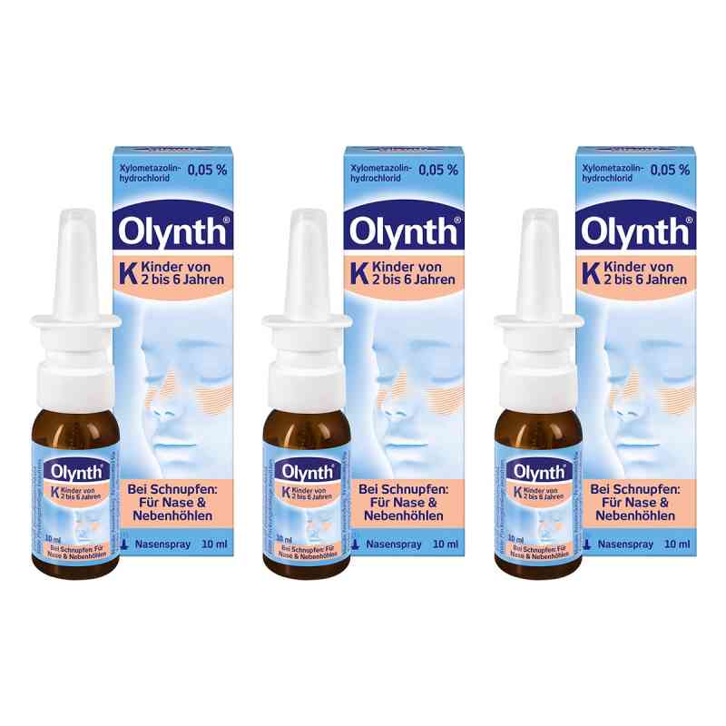 Olynth K 0,05 % Schnupfen Dosierspray für Kinder 2 bis 6 Jahren 3x10 ml von Kenvue Germany GmbH (OTC) PZN 08104388