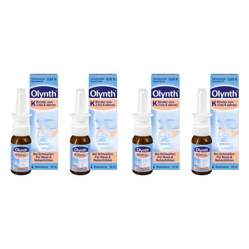 Olynth K 0,05 % Schnupfen Dosierspray für Kinder 2 bis 6 Jahren 4x10 ml von Kenvue Germany GmbH (OTC) PZN 08104725