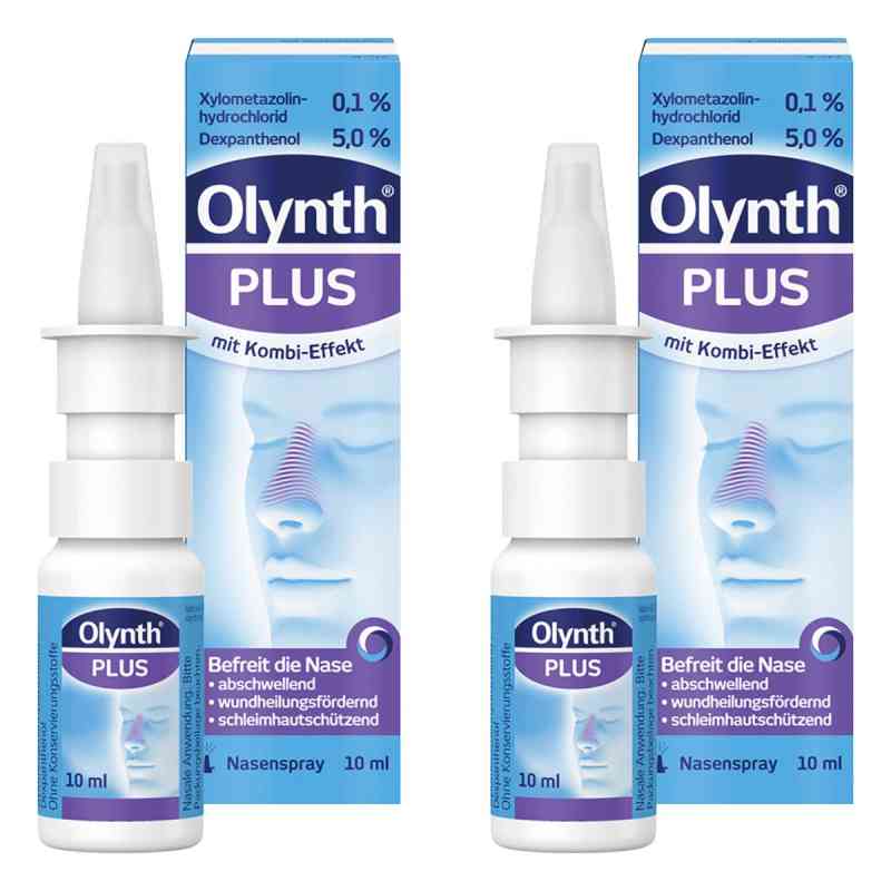 Olynth Plus 0,1% / 5% Nasenspray für Erwachsene und Schulkinder  2x10 ml von Kenvue Germany GmbH (OTC) PZN 08107669