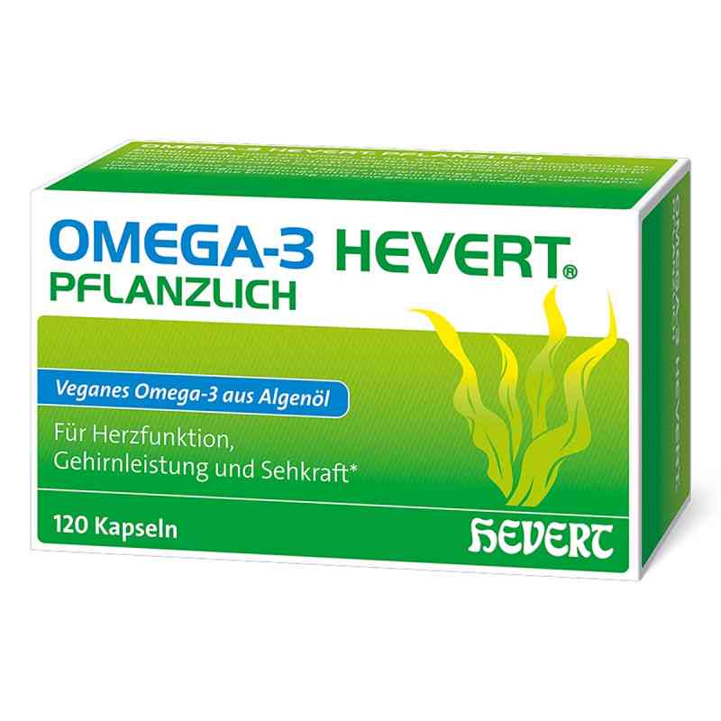 Omega-3 Hevert Pflanzlich Weichkapseln 120 stk von Hevert-Arzneimittel GmbH & Co. KG PZN 19054205