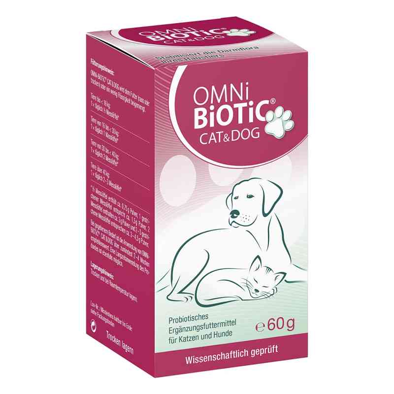 OMNi BiOTiC Cat & Dog - für die tierischen Begleiter 60 g von INSTITUT ALLERGOSAN Deutschland (privat) GmbH PZN 16034751