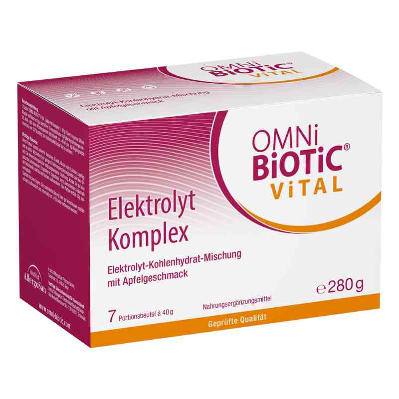 Omni Biotic Vital Elektrolyt Komplex Apfel Pulver Sachet 7X40 g von INSTITUT ALLERGOSAN Deutschland (privat) GmbH PZN 20575501