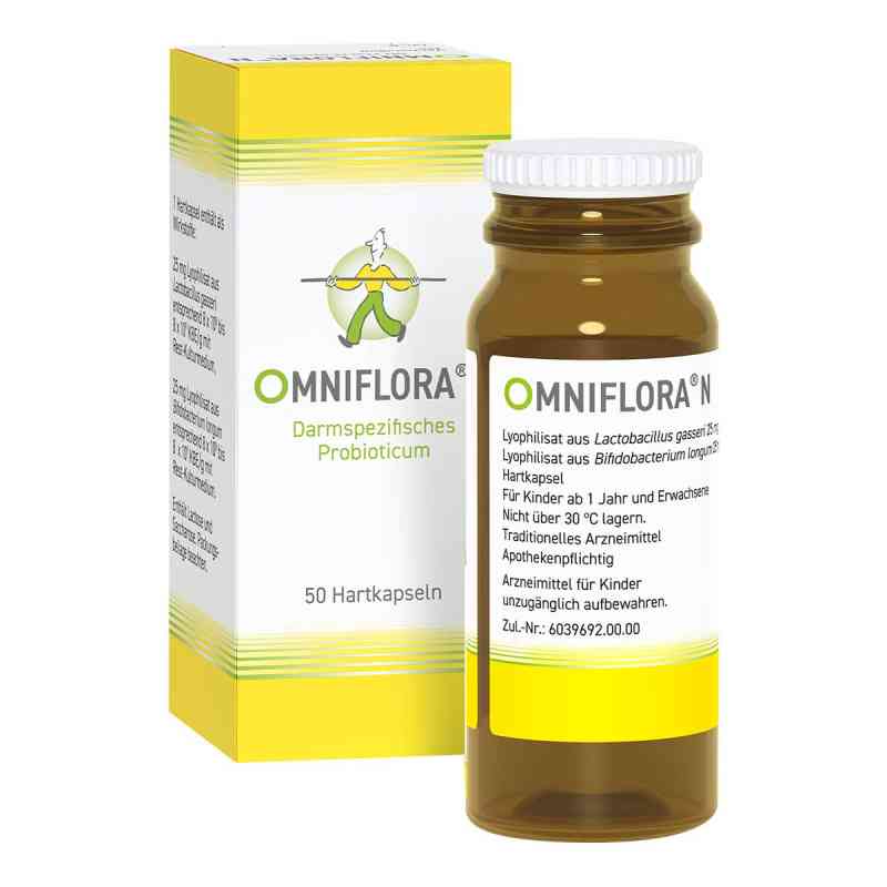 Omniflora N – Probiotika Kapseln für die Darmflora 50 stk von Heilpflanzenwohl GmbH PZN 04764616