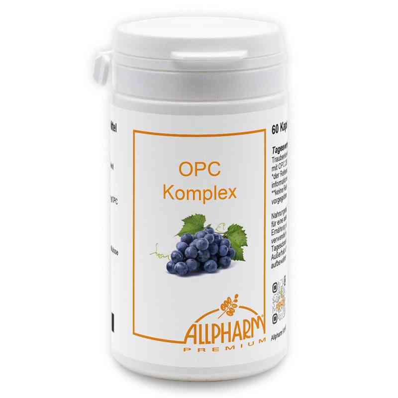 Opc Traubenkernextrakt Kapseln 60 stk von ALLPHARM Vertriebs GmbH PZN 06876957