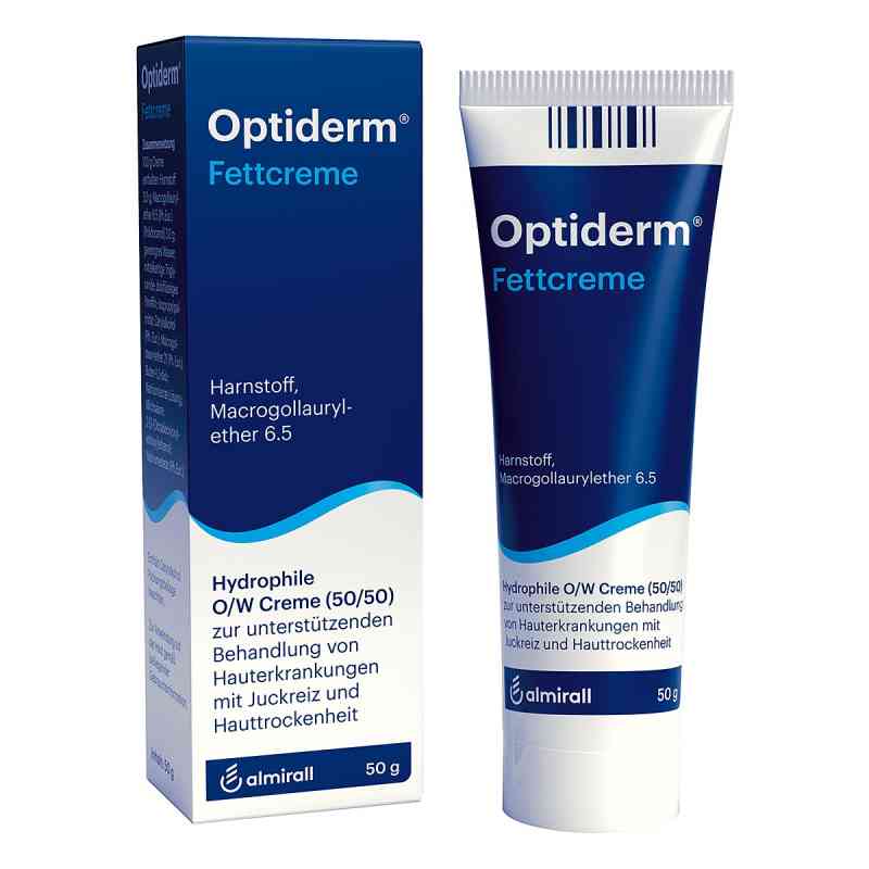 Optiderm Fettcreme 50 g von ALMIRALL HERMAL GmbH PZN 00789677