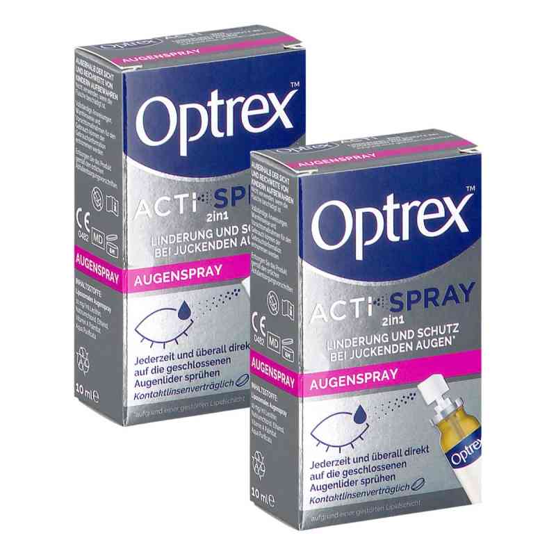 OPTREX ActiSpray 2in1 für trockene & gereizte Augen 2x10 ml von Reckitt Benckiser Deutschland GmbH PZN 08100013