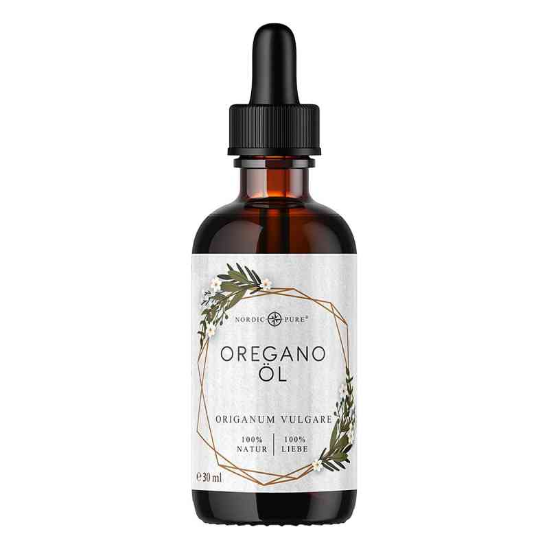 Oregano öl Mit 80% Carvacrol Vegan Nordic Pure 30 ml von Mediakos GmbH PZN 20095126
