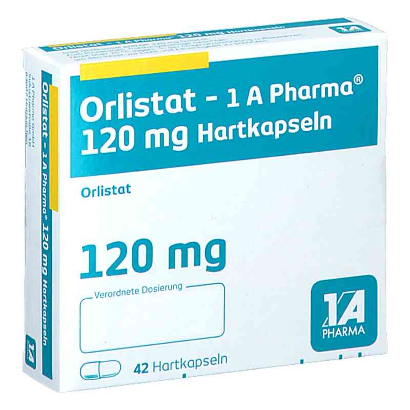 Orlistat-1a Pharma 120 mg Hartkapseln 42 stk von 1 A Pharma GmbH PZN 14237289