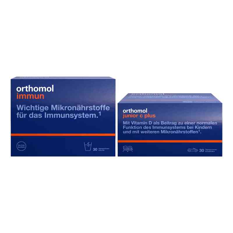 Orthomol Immun Granulat + Orthomol junior C plus Mand. 2x30 stk von Orthomol pharmazeutische PZN 08102371