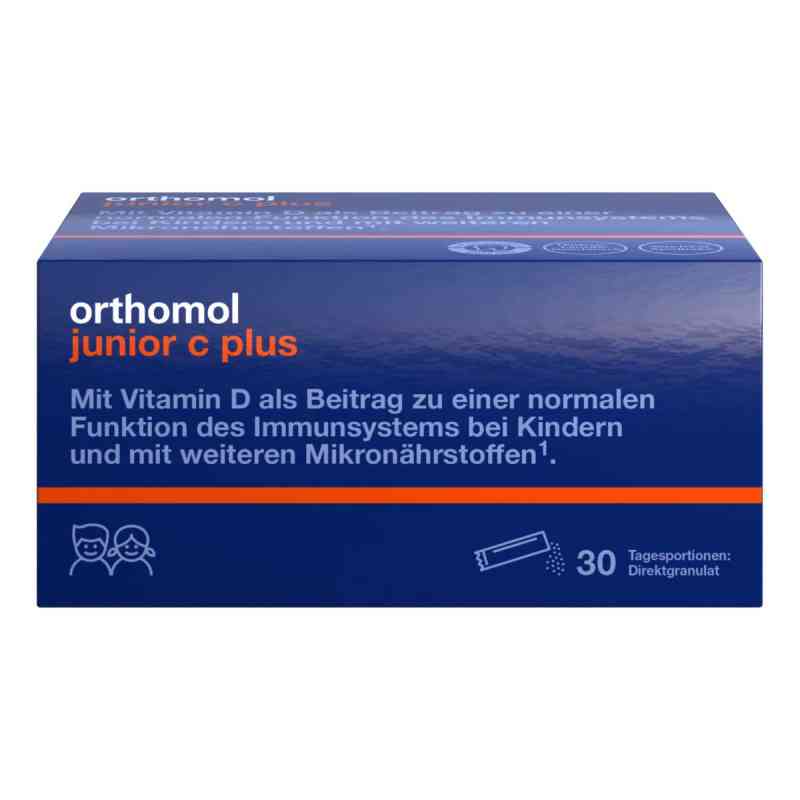 Orthomol junior C plus Direktgranulat Himbeer-Limette 30 stk von Orthomol pharmazeutische PZN 10013216