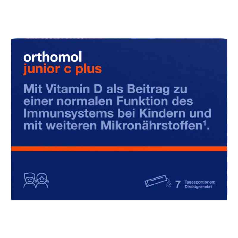 Orthomol junior C plus Direktgranulat Himbeer-Limette 7 stk von Orthomol pharmazeutische PZN 10013222