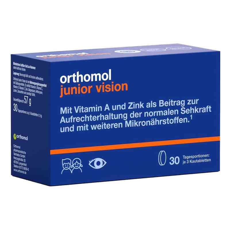 Orthomol junior Vision Kautabletten  30 stk von Orthomol pharmazeutische Vertrie PZN 17620497