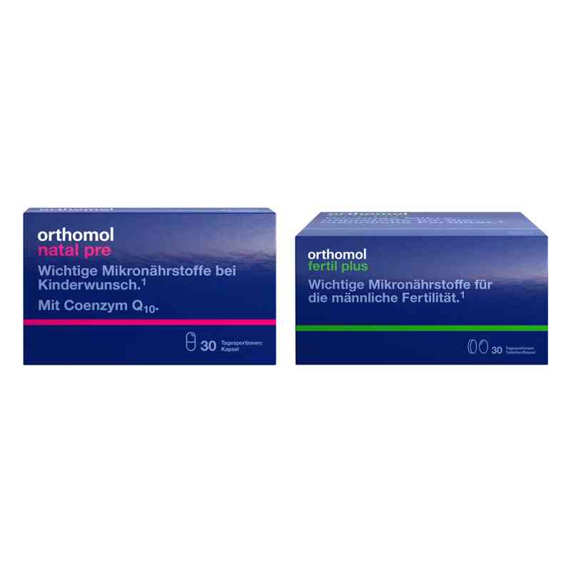 Orthomol Natal pre + Orthomol Fertil plus 2x30 stk von Orthomol pharmazeutische PZN 08102400