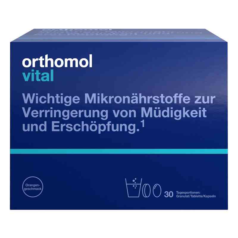 Orthomol Vital Granulat/Tablette/Kapseln Orange 30 stk von Orthomol pharmazeutische PZN 20182799