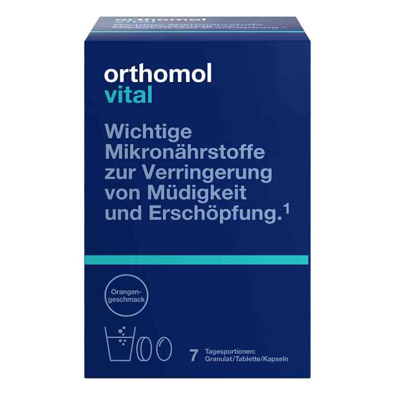 Orthomol Vital Granulat/Tablette/Kapseln Orange 7 stk von Orthomol pharmazeutische PZN 20182753