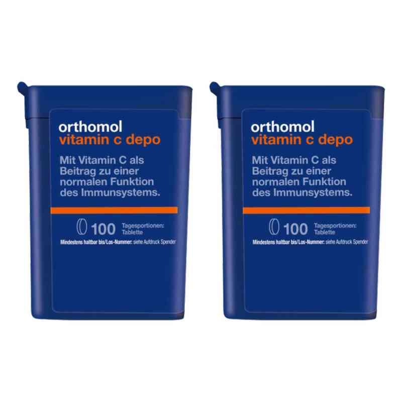 Orthomol Vitamin C Depo Tabletten 2x100 stk von Orthomol pharmazeutische PZN 08104595