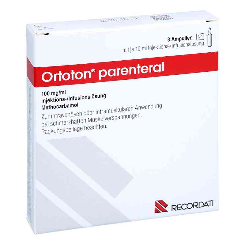 Ortoton Parenteral 100 Mg/ml iniecto /inf.-l. Ampullen 10ml 3 stk von Recordati Pharma GmbH PZN 18131205