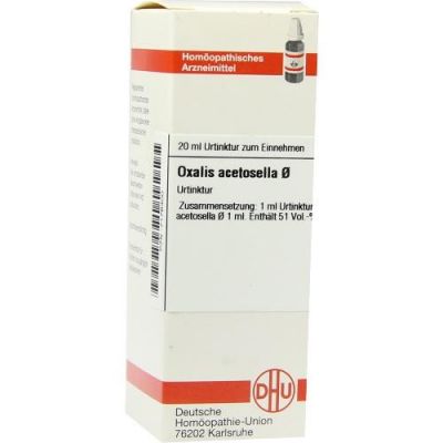 Oxalis Acetosella Urtinktur 20 ml von DHU-Arzneimittel GmbH & Co. KG PZN 07176400