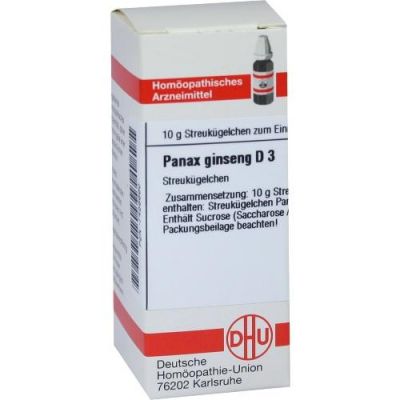 Panax Ginseng D3 Globuli 10 g von DHU-Arzneimittel GmbH & Co. KG PZN 07458860