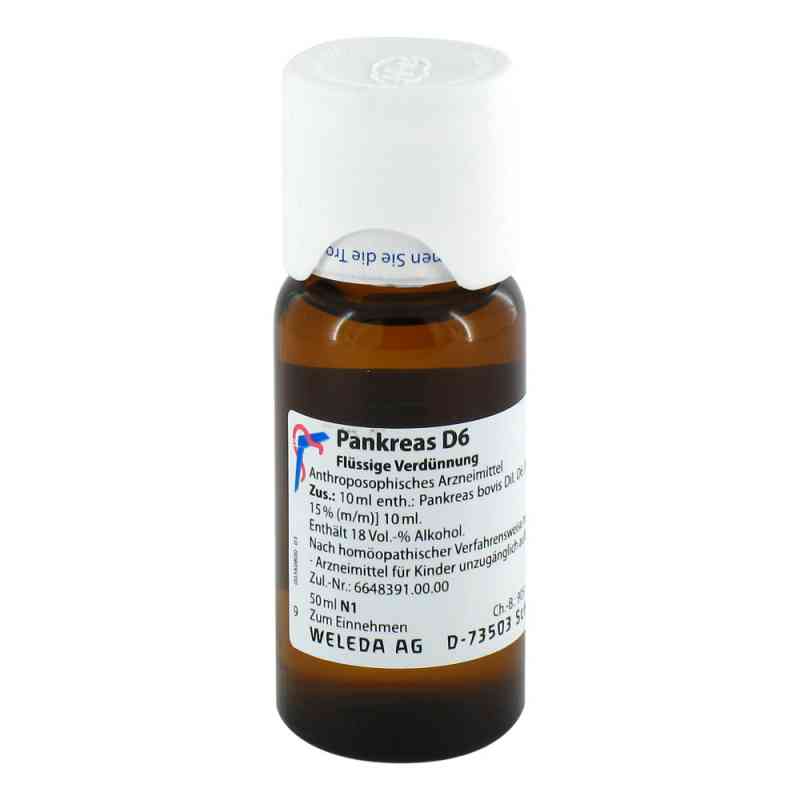 Pankreas D6 Dilution 50 ml von WELEDA AG PZN 02595546