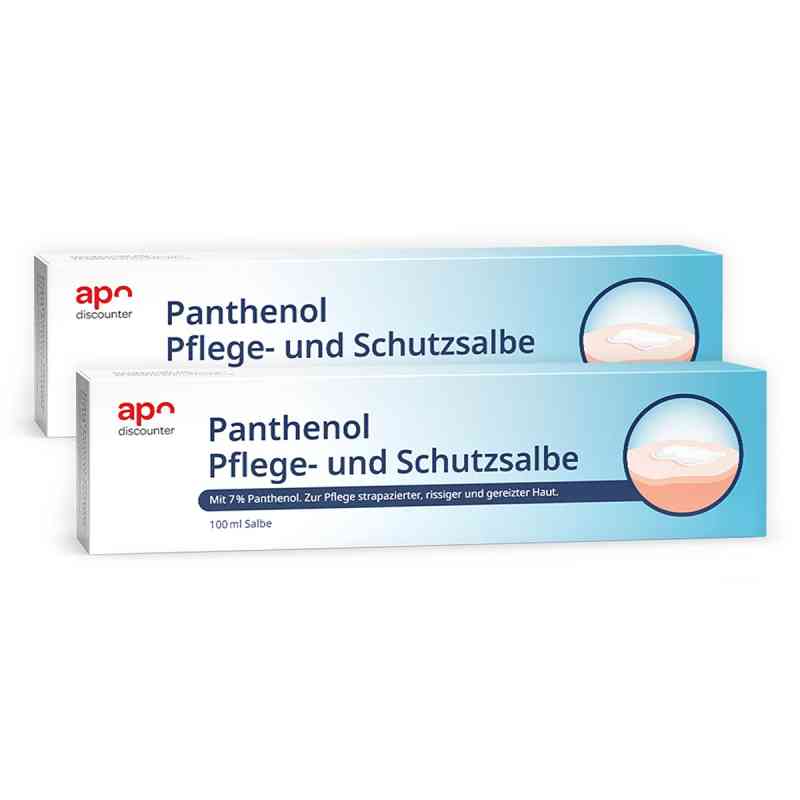 Panthenol Pflege- und Schutzsalbe von apodiscounter 2x100 ml von apo.com Group GmbH PZN 08102169