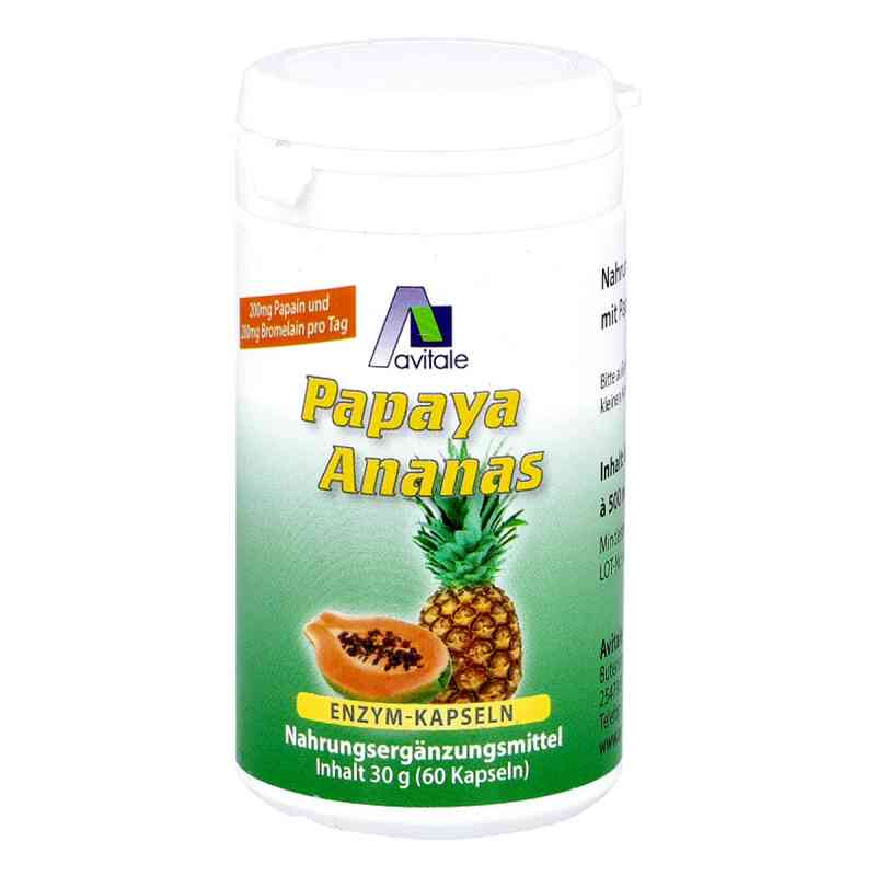 Papaya Ananas Enzym Kapseln 60 stk von Avitale GmbH PZN 02194161